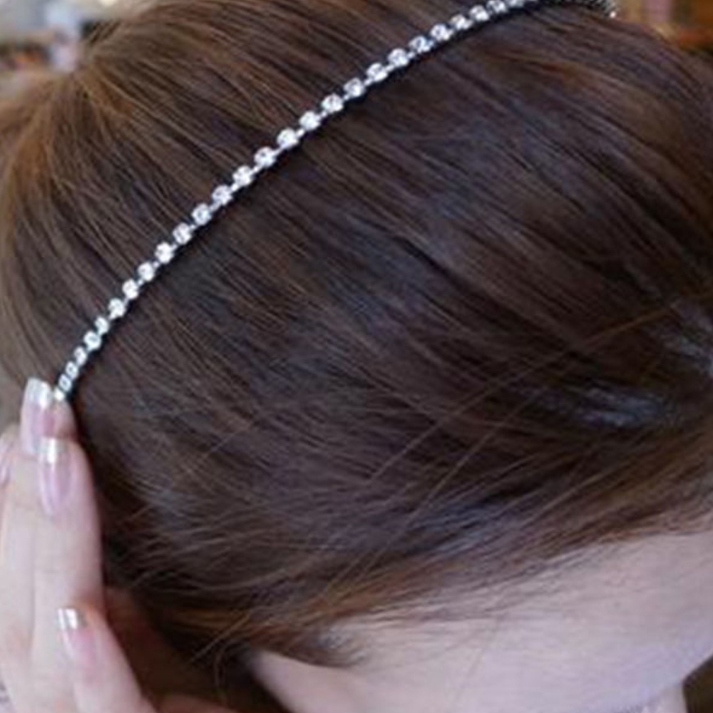Rhinestone Headband Single Row by CtrlC+CtrlV